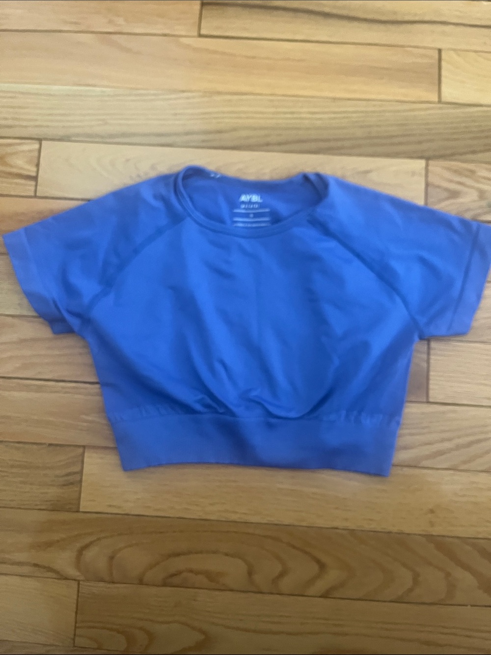 AYBL Blue Cropped Athletic Top